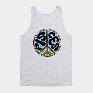 Pisces Peace Sign Tank Top